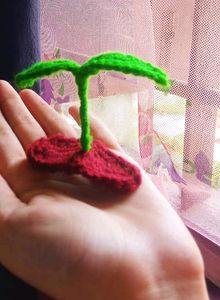 Crochet Sprout Hair Clip🤎✨️