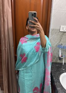 Elegant printed kurta set