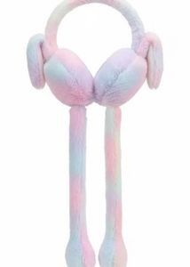 Adorable Pink Bunny Ear Muffs