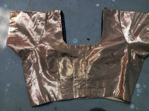 Partywear Designer Golden Blouse
