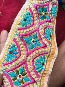 Embroidered Fabric Trim