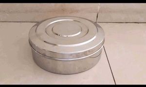 Unused Pack Of 2 Steel Containers