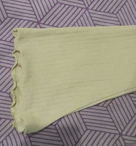 Peplum Long Sleeve Top