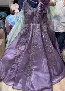 11 Gown Elegant designer Plum Evening