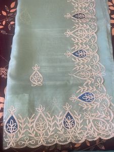 Gotta Work Saree With Stitched Blouse