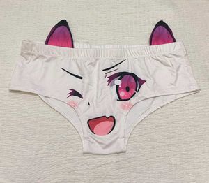 Anime Face Panties with Ears