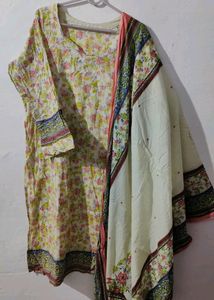 Original Bin Saeed Pakistani Kurta Dupatta..slight