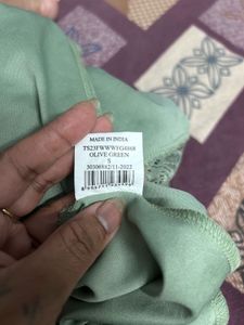 Olive Green Nylon Dress