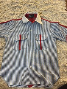 Striped Vintage Short Sleeve Shirt