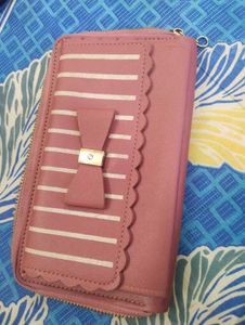 Chic Striped Wallet