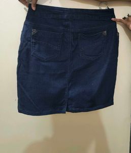 Denim Skirt Midlength