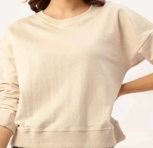 Classic Beige Sweatshirt