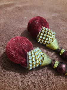 Red Velvet Tassel