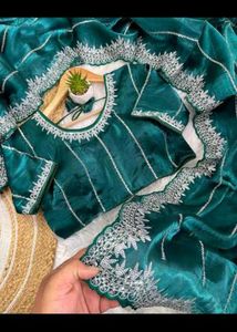 VIRANGI SAREES With Stitch Blouse