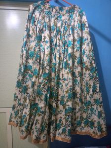 Floral Print Maxi Skirt