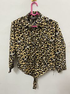 Women Tiger Print Shirt