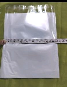 Self Adhesive White Background Pouches