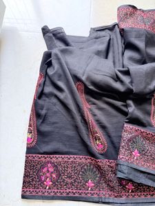 Black Embroidery saree