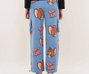 Tom & Jerry Print Pants