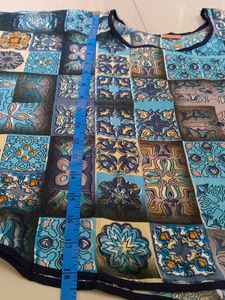 L Size Cape  Trendy Blue Colour