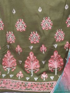 Soft Cotton Unstitched Suit - Summer Pastel Shade