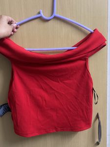 Red Crop Top
