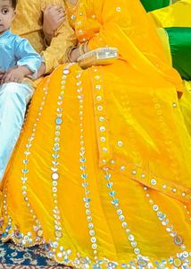 Yellow Embellished Gown