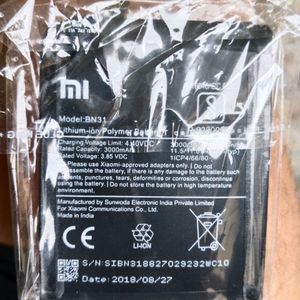 Mobile Battery For Xiaomi Mi Redmi Y1 bn31