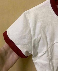 White Ringer Top