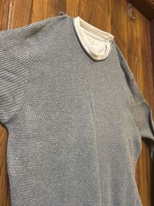 Gray Long Sleeve Layered Look Top