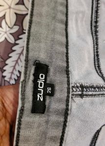 Skinny Grey High Waist Jeans