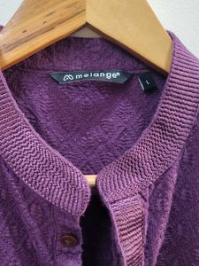 Men&#39;s Purple Chikankari Kurta