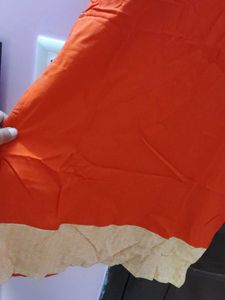 Orange Kurta Casual Fashionable For Women