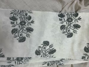 Unique Green White Kurta