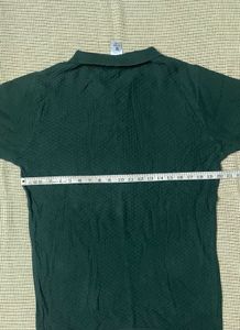 Green Knit Polo From Snitch
