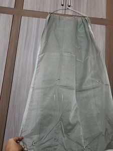 Embroidered Grey Kurti