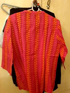 Bright Pretty Short Pure Cotton Kurti