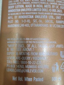 Vaseline Body Lotion Cocoa Glow 600ml