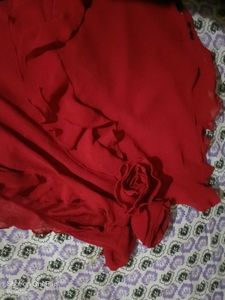 NewDress Bundle: Neavy Blue Sleeveless &amp; Red Ruffl