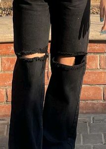 Black Wide Leg Jeans