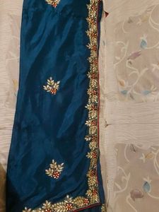 Elegant Blue Saree