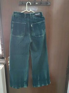 Wide Leg Denim Jeans