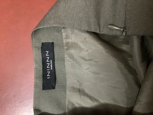 Vintage Grey Office Siren Midi Skirt