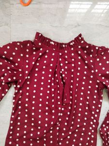 Full sleeve Red Top