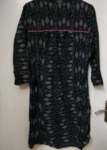 Cotton Black Dress