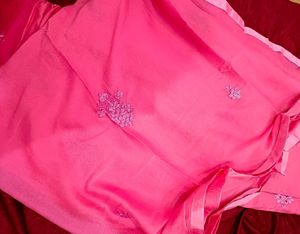 Unstriched Suit Piece Stone And Thread Work