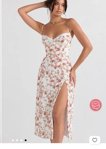 Floral Midi Slip Dress