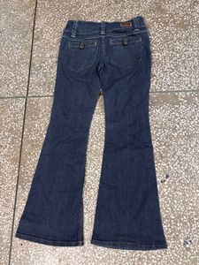 Girls Dark Wash Flare Jeans
