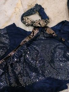 Sequin saree