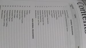Aakash Byjus Class 10th mental Ability Book